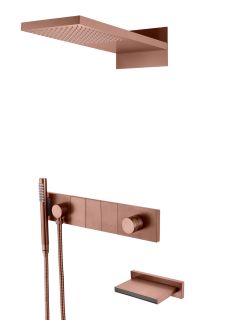 Душевой комплект Boheme Zodiac 132-2-BRB брашированная бронза